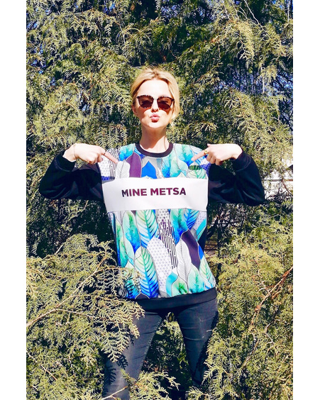 MINE METSA OVERSIZE SWEATSHIRT BLACK