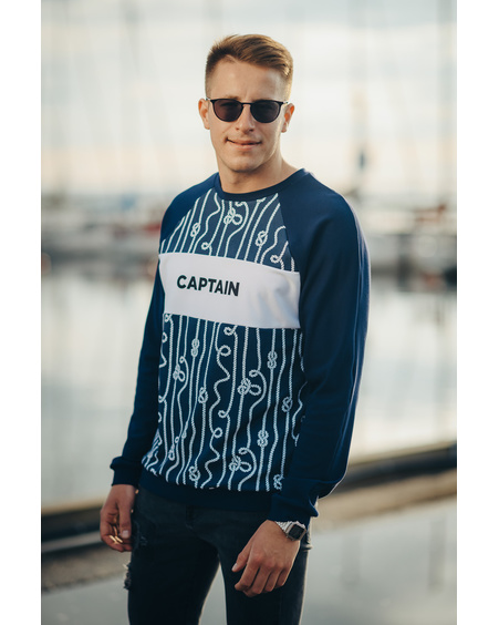 MEN CAPTAIN SWEATSHIRT DARK BLUE