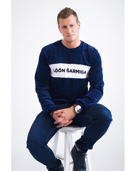 LÖÖN ŠARMIGA SWEATSHIRT BLUE