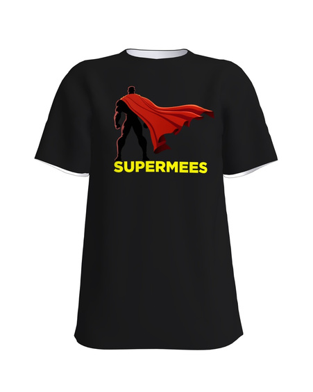 SUPERMEES UNISEX T-SHIRT BLACK