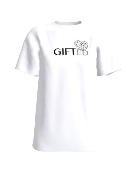Gifted White Heart T-shirt