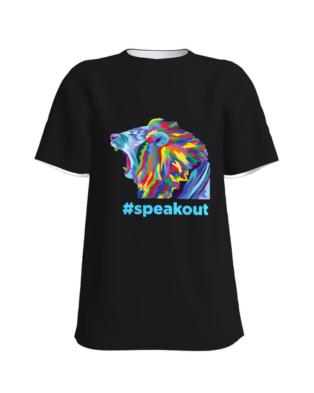#speakout colorful lion