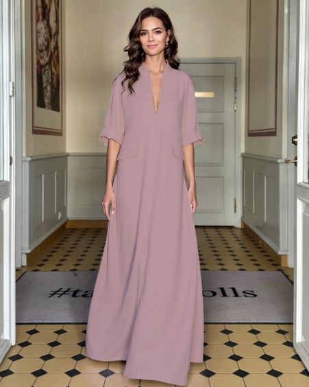 LIBERTY MAXI DRESS PLUM