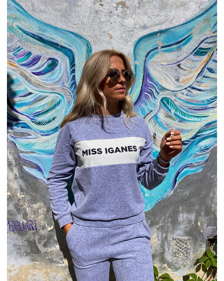 MISS IGANES SWEATSHIRT LIGHT GREY