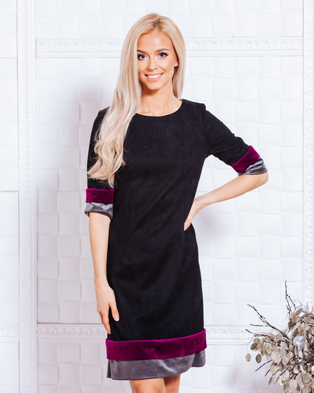 AUTUMN LAYERCAKE DRESS BLACK