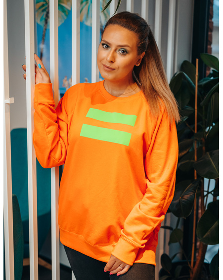 GREEN VÕRDSUS UNISEX SWEATSHIRT ORANGE