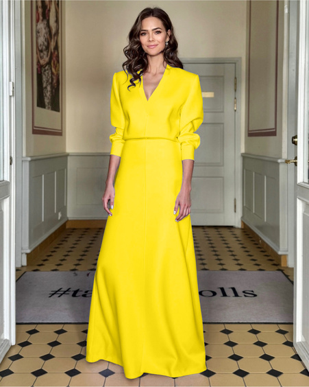 LEGEND MAXI DRESS YELLOW