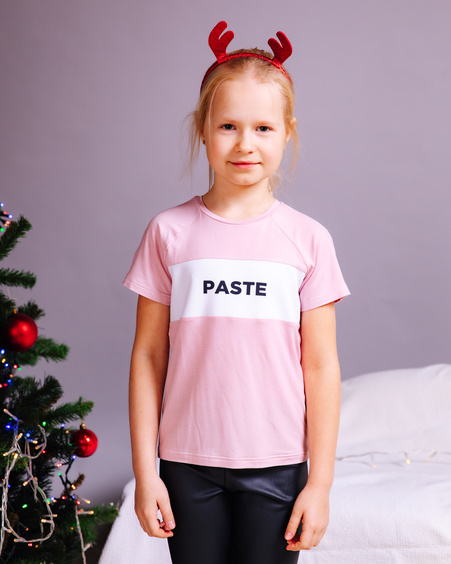 PASTE KIDS T-SHIRT PINK
