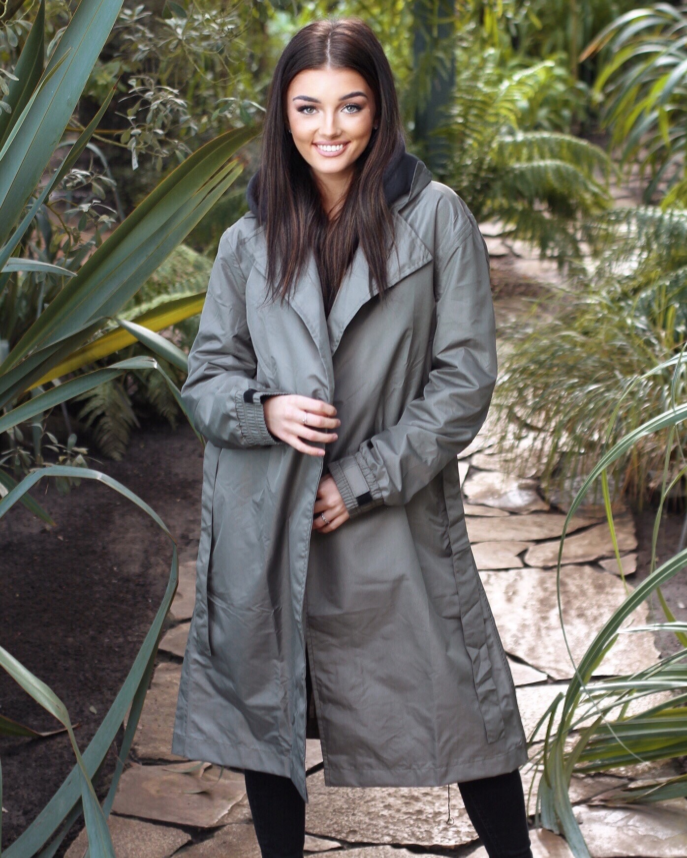 TD BOW ONESIZE RAINCOAT GREEN - Tallinn Dolls